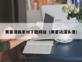 安宁黑客漫画素材下载网站（黑客动漫头像）